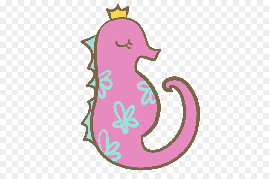 Kuda Laut，Pink M PNG