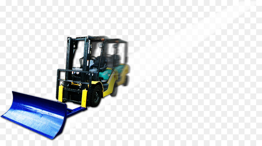 Forklift Dengan Bajak Salju，Forklift PNG