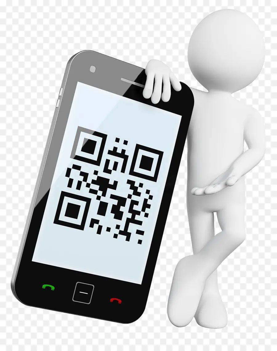 Kode Qr，Telepon Pintar PNG