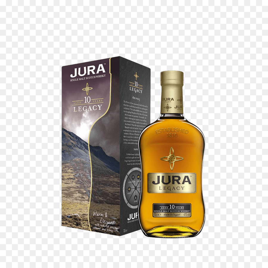 Isle Of Jura Tunggal Malt，Scotch Wiski PNG