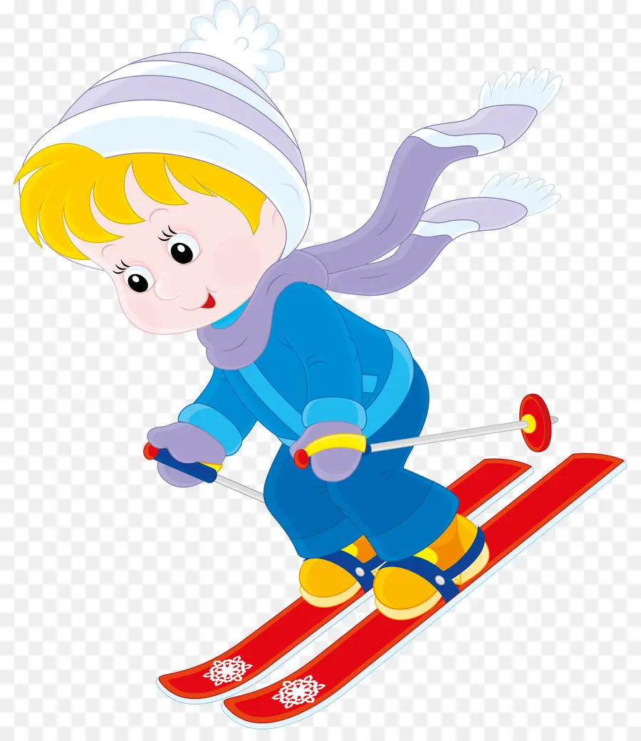 Ski Anak Anak，Bermain Ski PNG