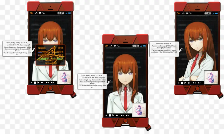 Steinsgate 0，Kurisu Makise PNG