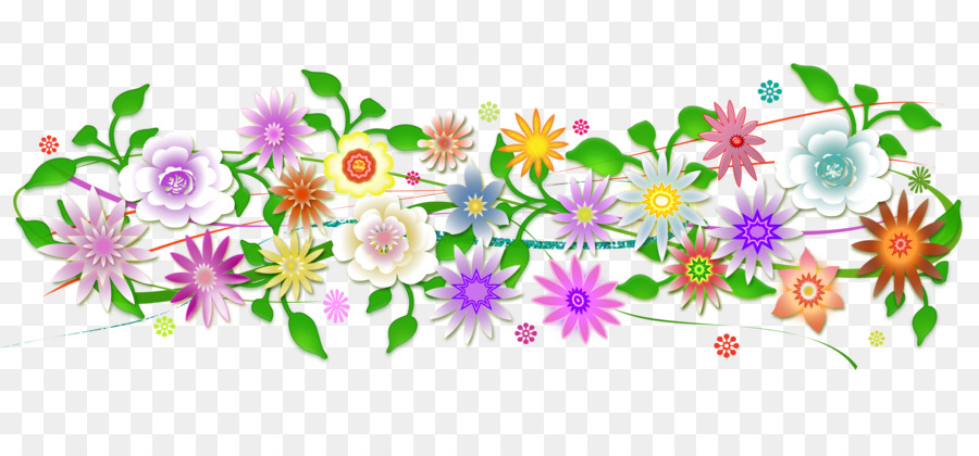 Desain Bunga Kertas Ulang Tahun Gambar Png