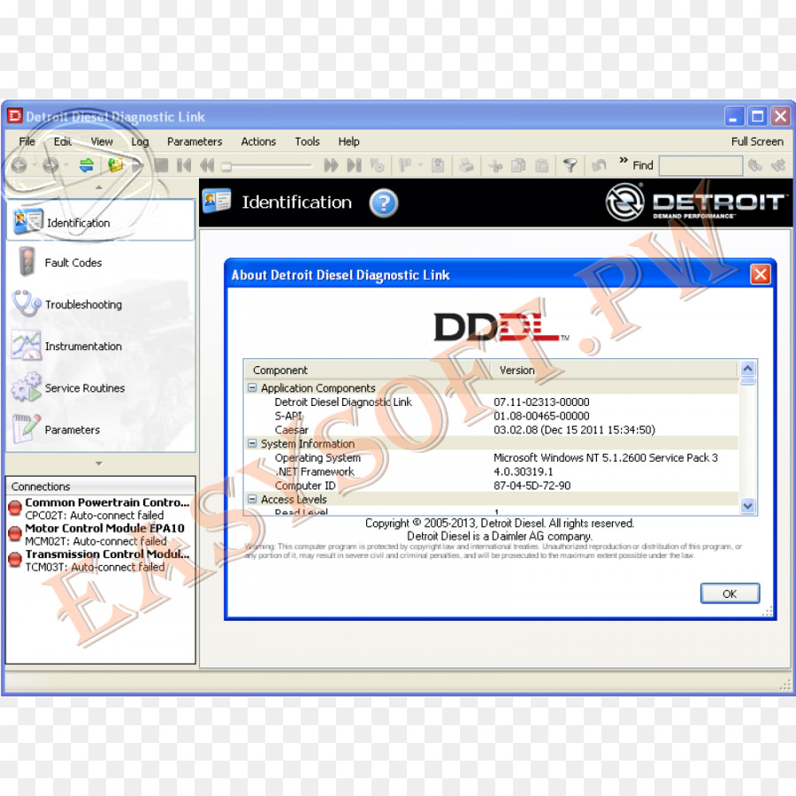 Program Komputer，Detroit Diesel PNG