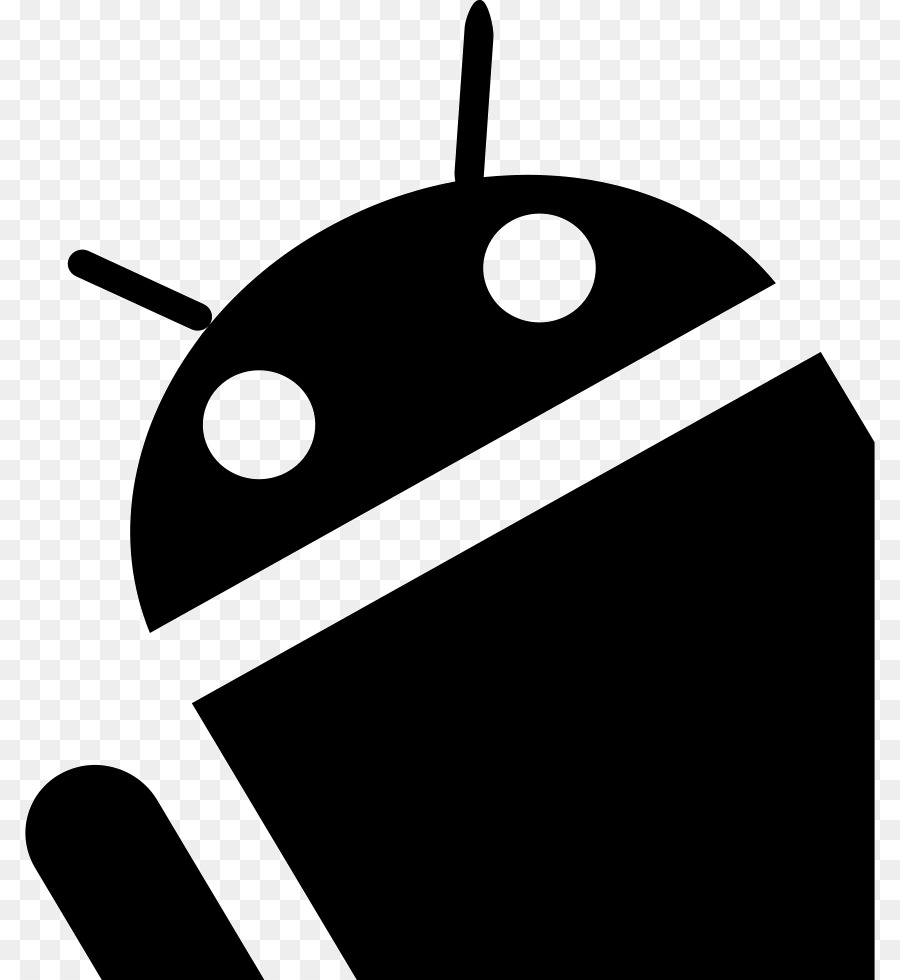 Logo Android，Hitam PNG