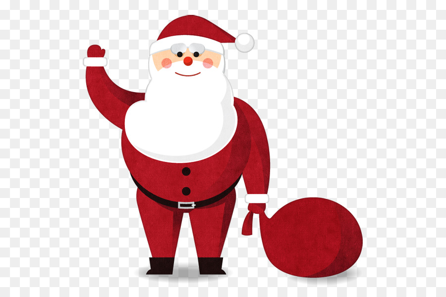 Santa Claus，Ornamen Natal PNG