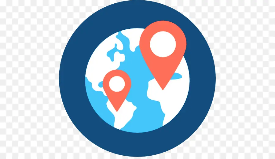 Globe Dengan Pin Lokasi，Bumi PNG