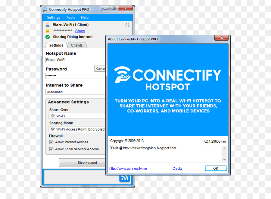 Connectify，Hotspot PNG
