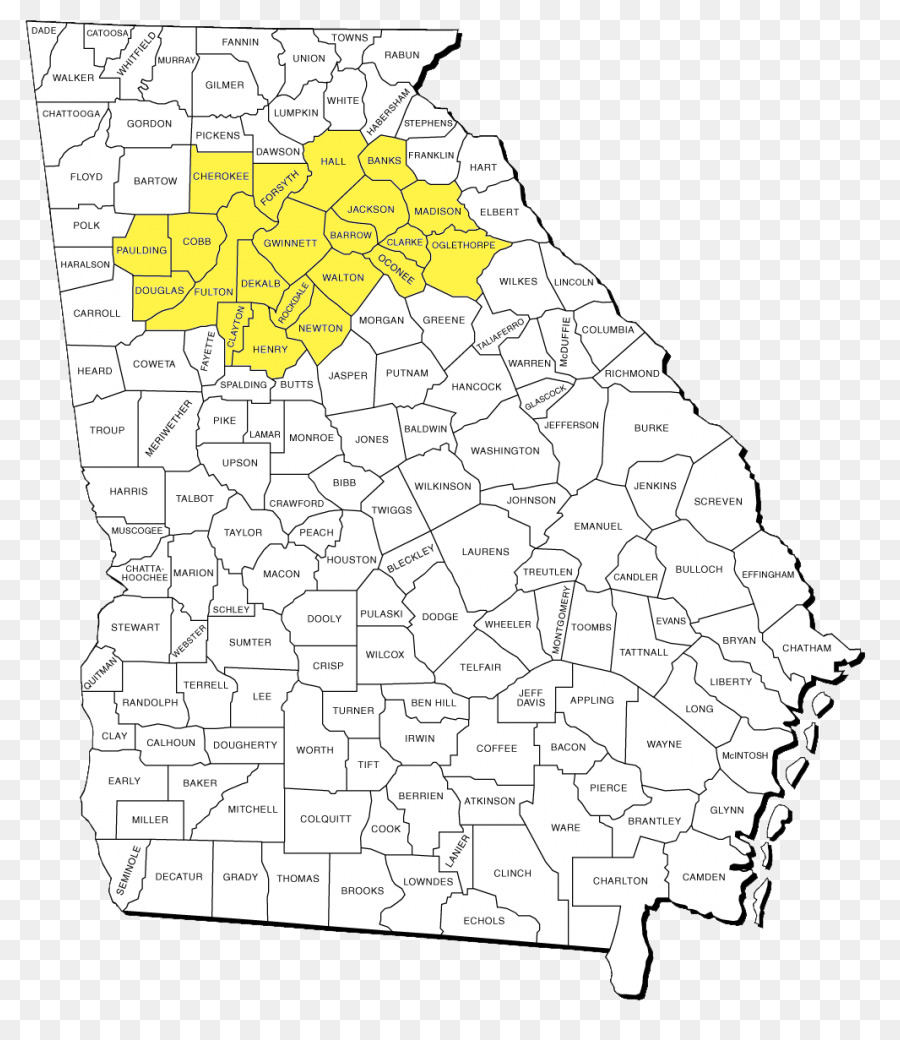 Balai County Georgia，Fulton County Georgia PNG