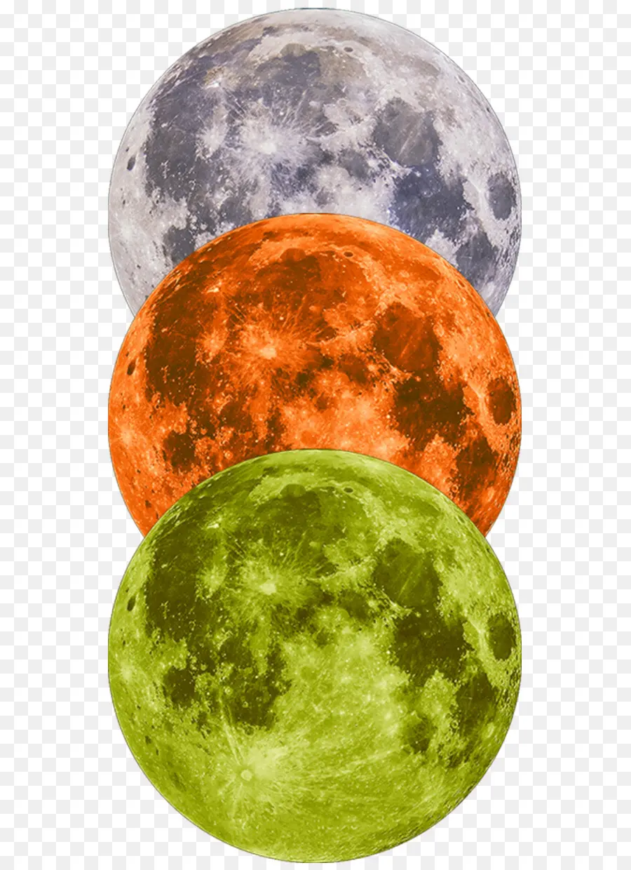 Bulan Berwarna，Bulan PNG