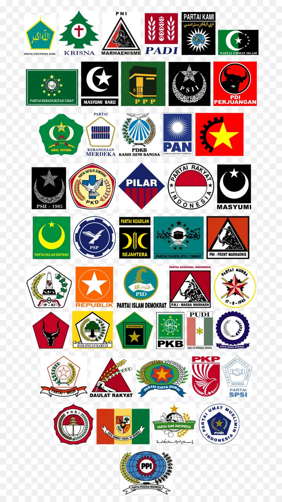 Logo，Pekerja Indonesia Partai PNG