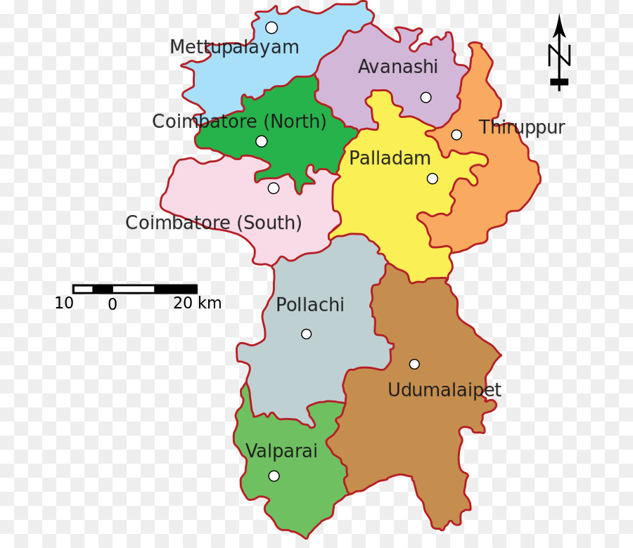 Gobichettipalayam，Peta PNG