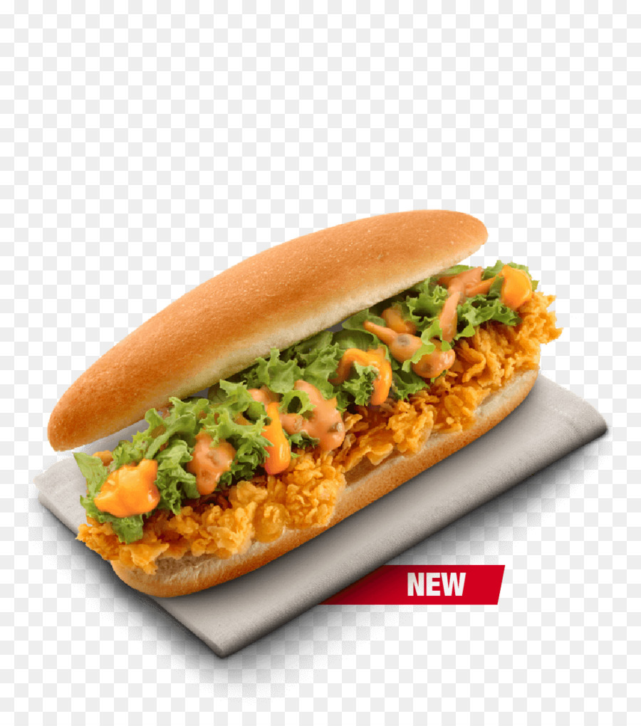 Sandwich Ayam，Selada PNG