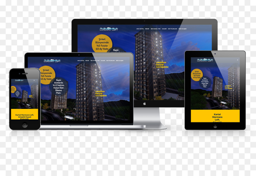 Alanya Perusahaan Desain Web Comturkey Com，Desain Web Responsif PNG