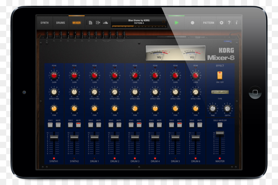 Korg Polysix，Audio Mixer PNG