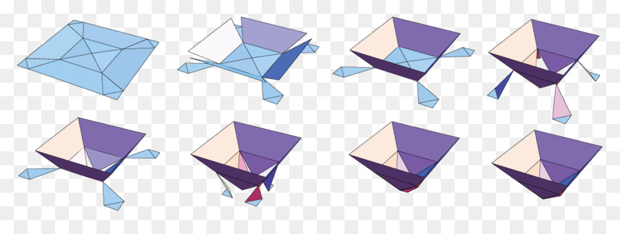 Mangkuk Origami，Kertas PNG