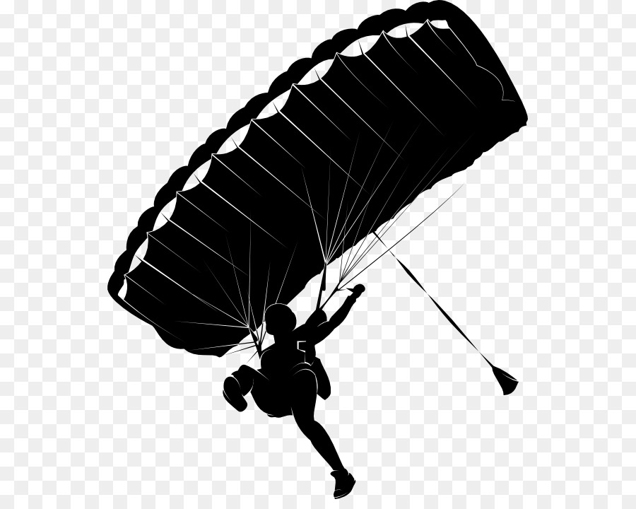 Terjun Payung Parasut  Skydiver gambar  png