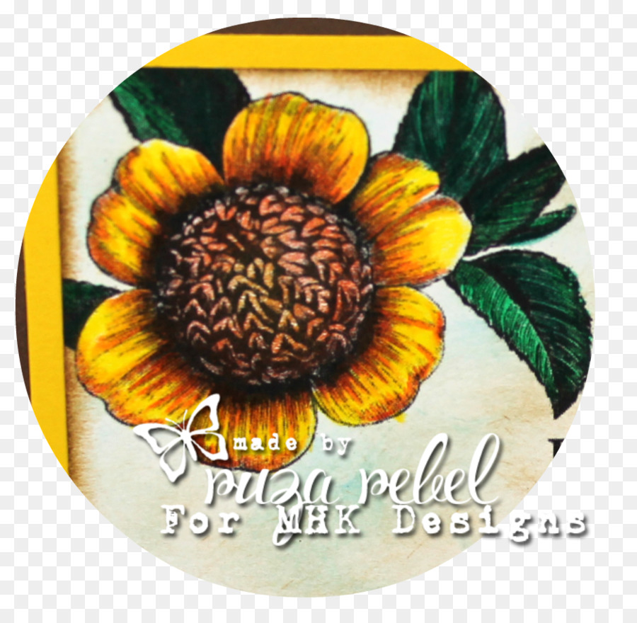 Bunga Matahari M，Spiral PNG