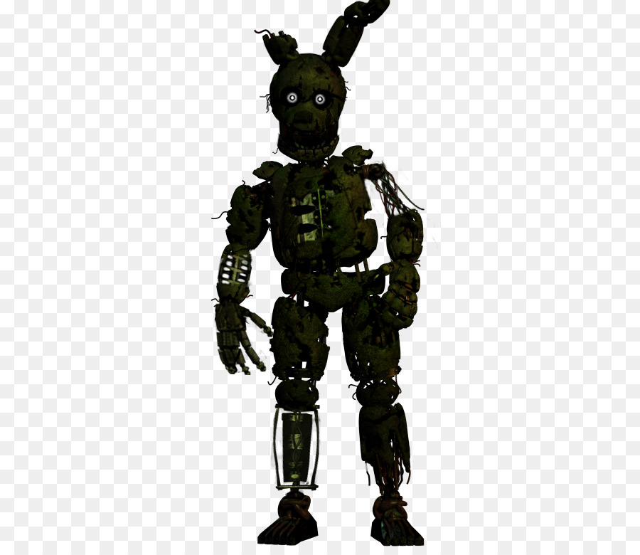 Animatronik Hijau，Menakutkan PNG