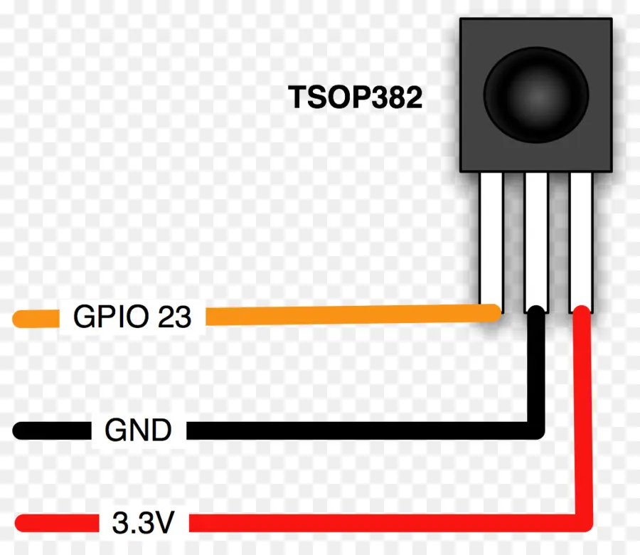 Komponen Elektronik，Tsop382 PNG