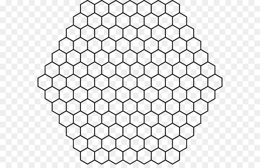 Sarang Lebah, Geometri, Tessellation gambar png