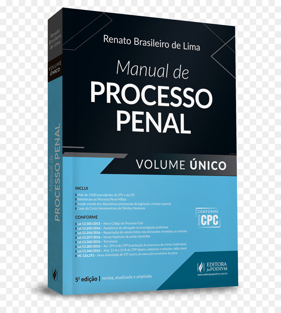 Manual De Processo Penal Volume Unico，Manual Prosedur Pidana PNG