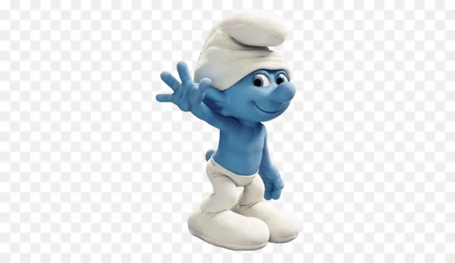 Karakter Smurf，Biru PNG