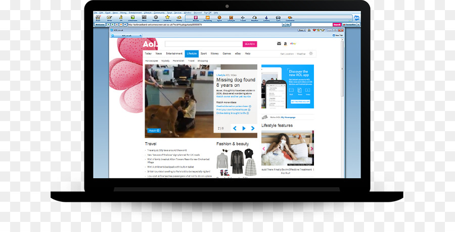 Halaman Web，Aol Pesan PNG