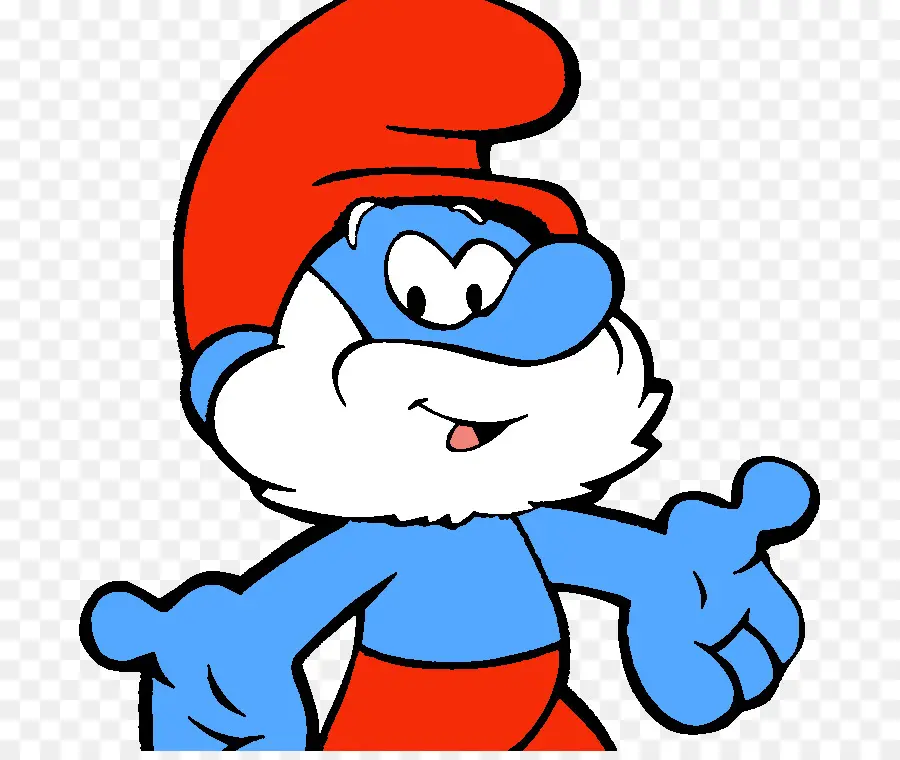 Karakter Biru，Smurf PNG