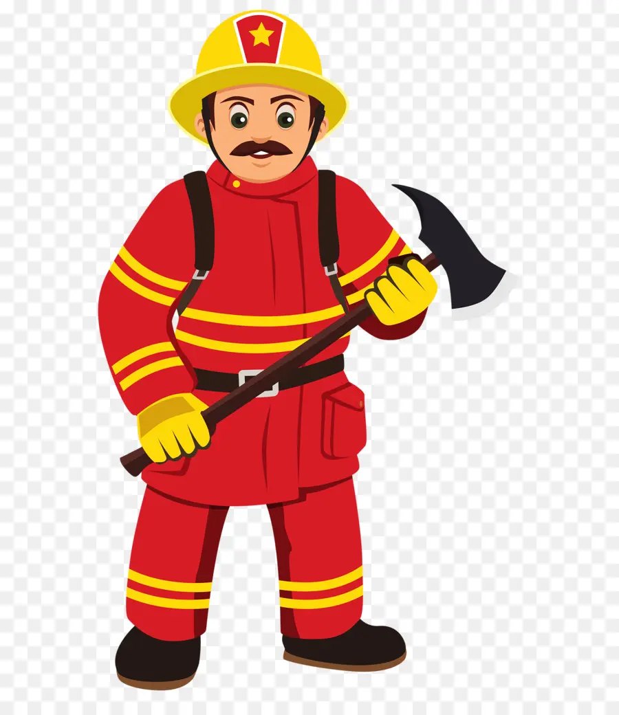 Petugas Pemadam Kebakaran，Royaltyfree PNG
