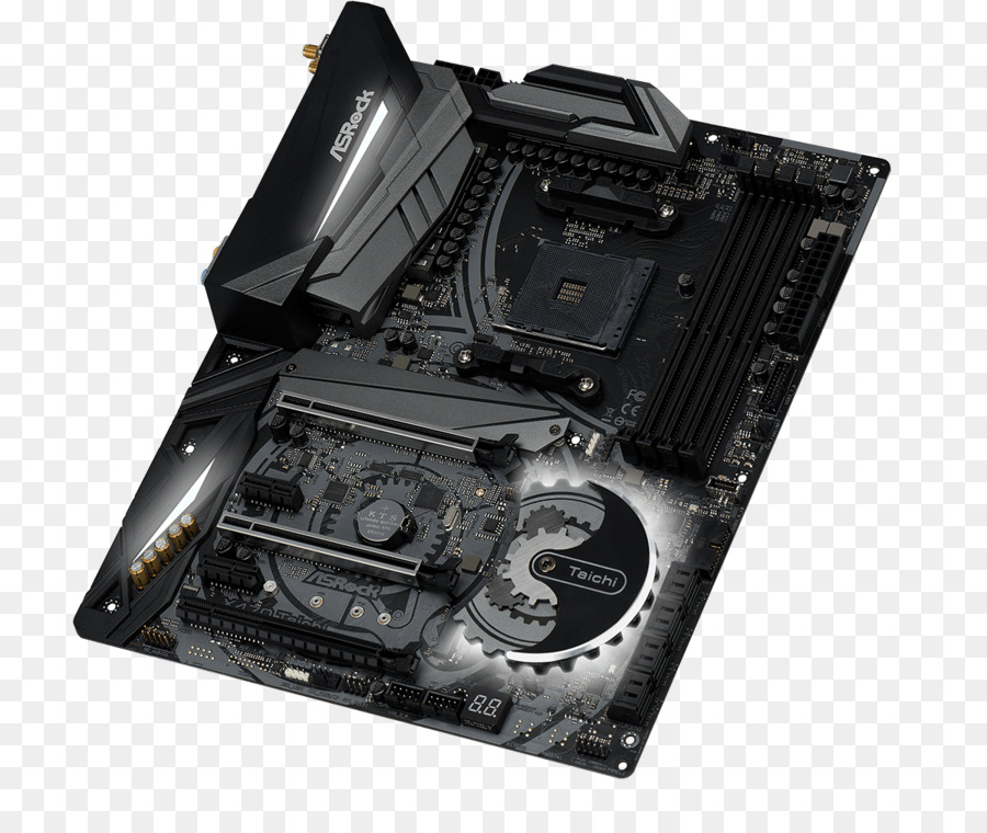 Soket Am4，Asrock X470 Taichi Ultimate Amd Tanjung X470 Socket Am4 Atx Motherboard PNG