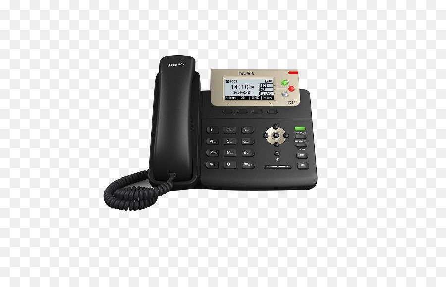 Voip Telepon，Yealink Sipt23g PNG