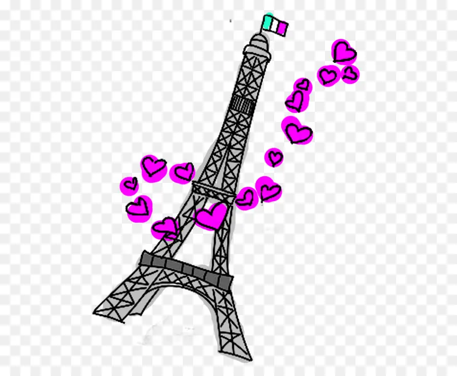 Menara Eiffel，Paris PNG