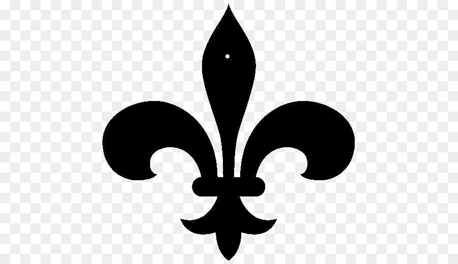 Fleur De Lis，Hitam PNG