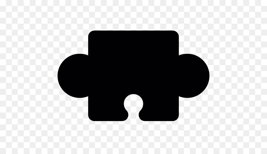 Potongan Puzzle，Hitam PNG