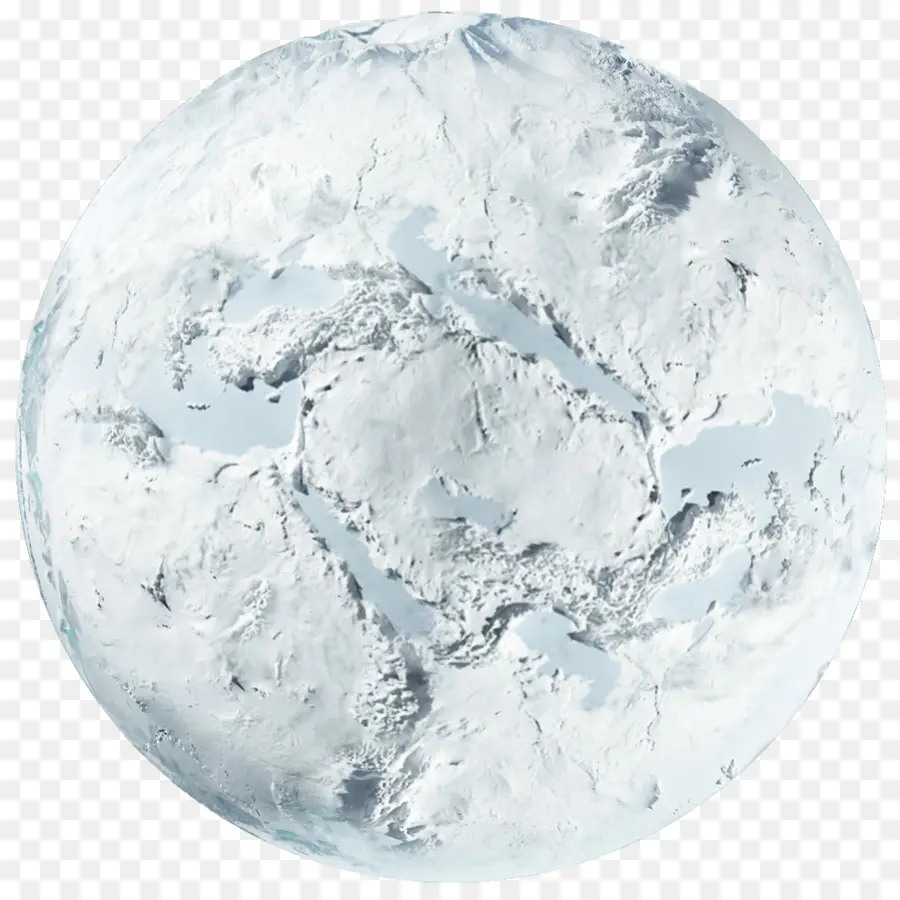 Planet Beku，Es PNG