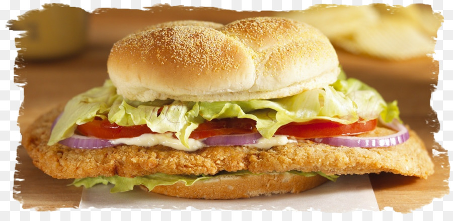 Burger Ikan Salmon，Slider PNG