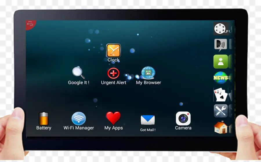 Tablet Dengan Aplikasi，Layar PNG