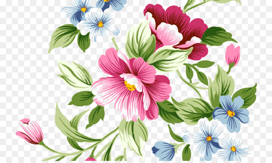 Ilustrasi Bunga Bunga Desain Bunga Gambar Png