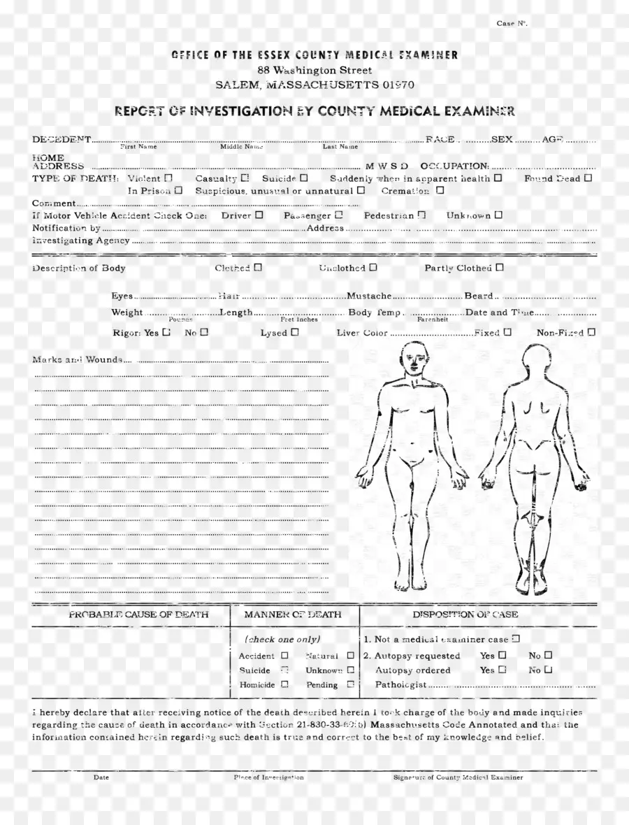 Laporan Pemeriksa Medis，Penyelidikan PNG