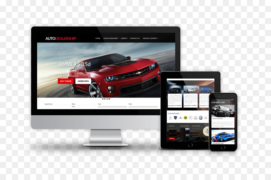 Mobil，Desain Web Responsif PNG