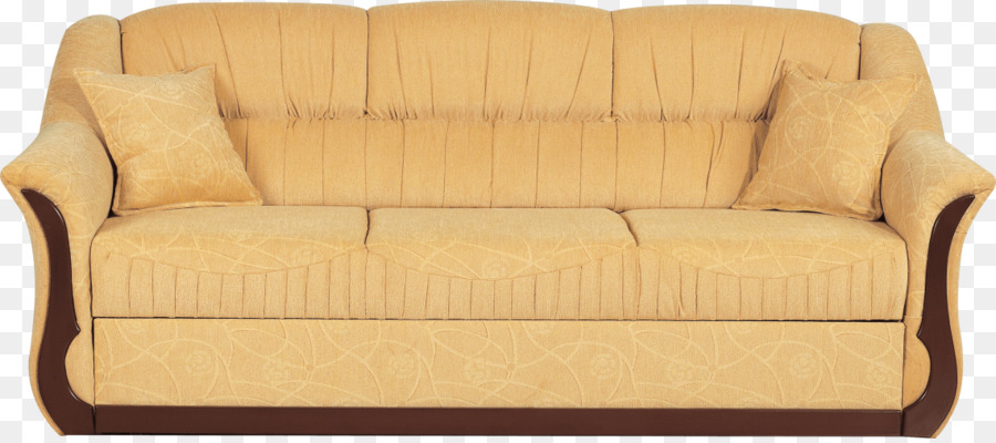 Sofa Kuning，Sofa PNG