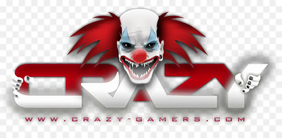 Logo Gamer Gila，Badut PNG