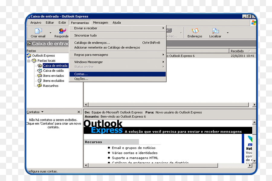 Antarmuka Outlook Ekspres，Klien Email PNG