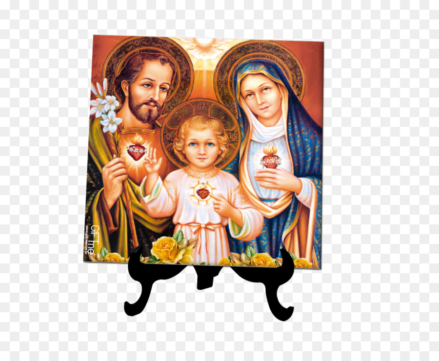 Lukisan Keluarga Kudus Agama gambar png