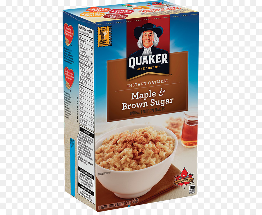 Quaker Instant Oatmeal，Sarapan Sereal PNG