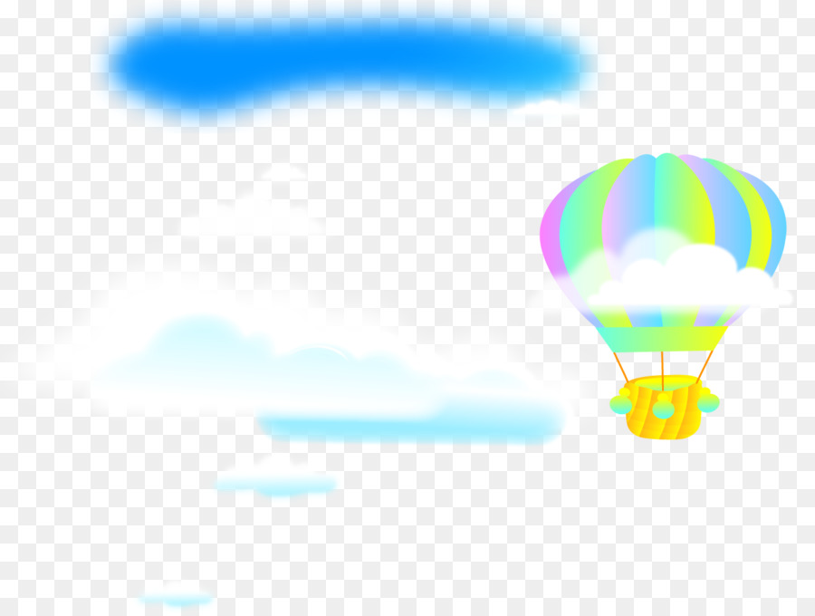 Balon Udara Panas，Cahaya PNG