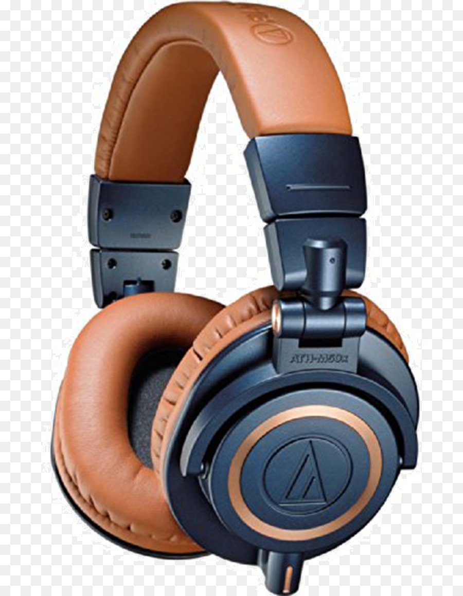 Headphone，Bantalan Berwarna Coklat PNG