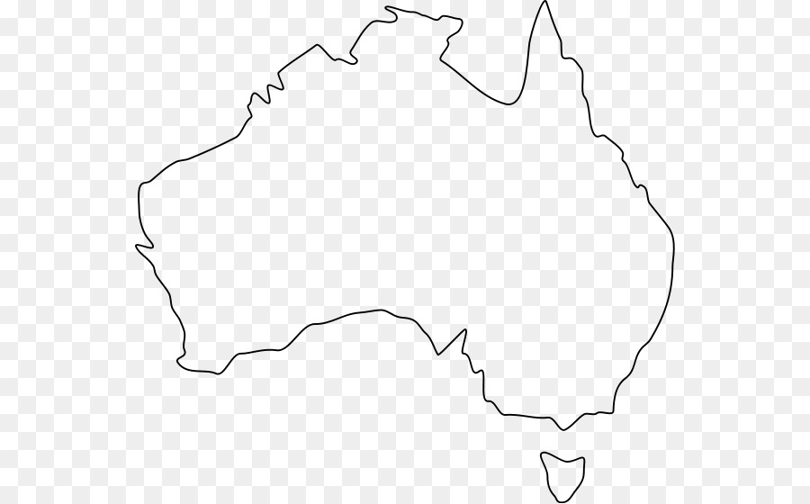 Australia，Peta Kosong PNG