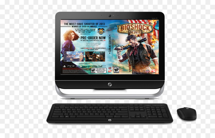 Laptop，Bioshock Tak Terbatas PNG